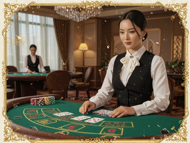 Live Baccarat mit professionellem Dealer